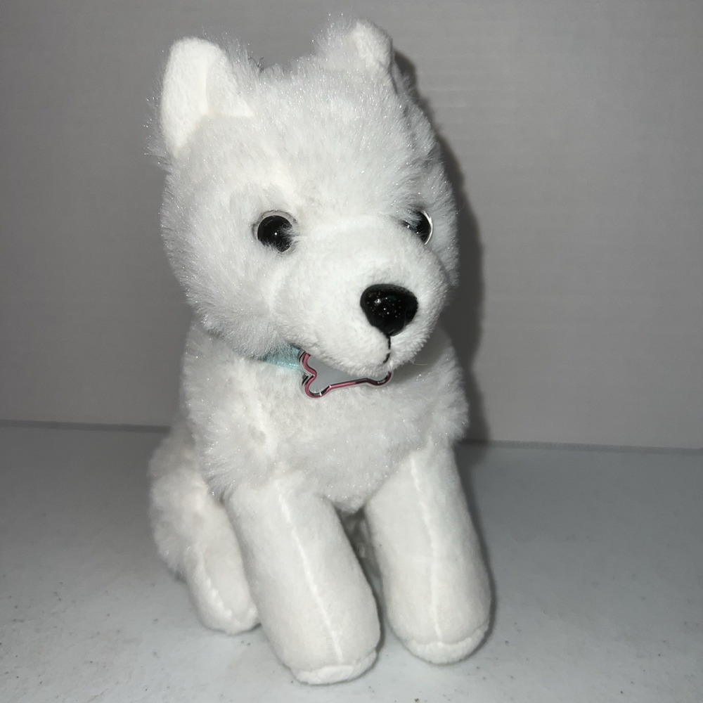 Our Generation Cassie Doll Replacement Puppy White Samoyed‎ Plush Puppy Dog 7"